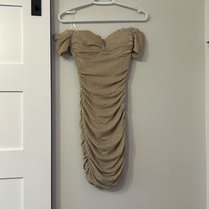 Sparkly strapless dress